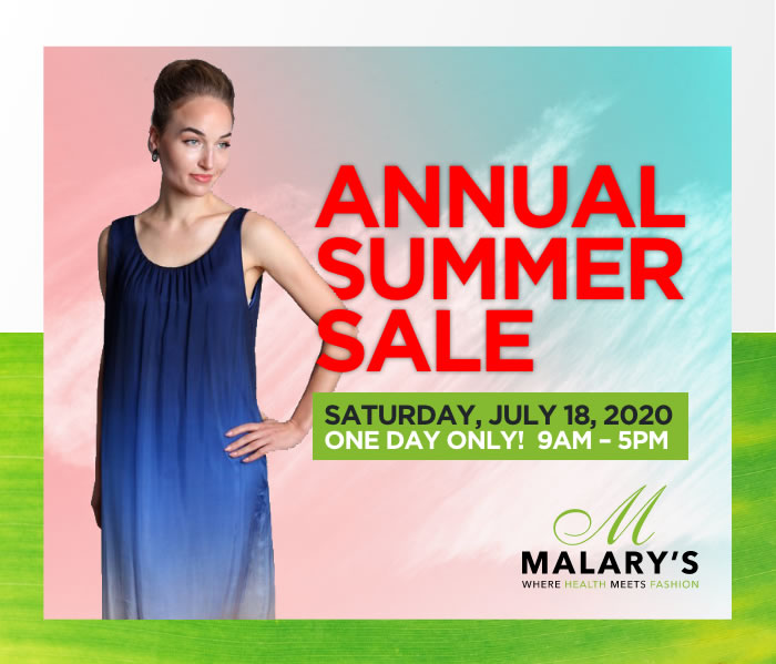 Malary's Annual Summer Sale July 18, 2020