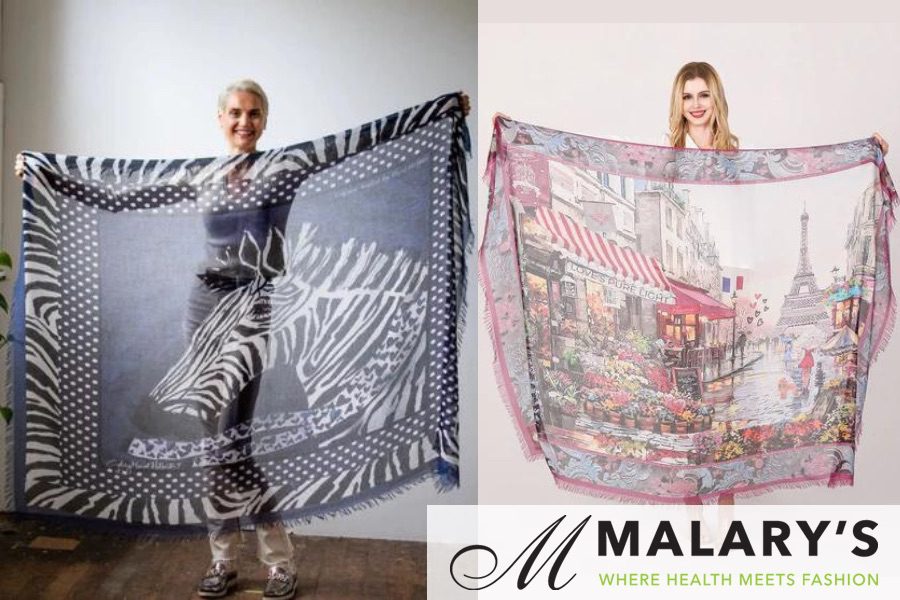 scarves at malary's sale